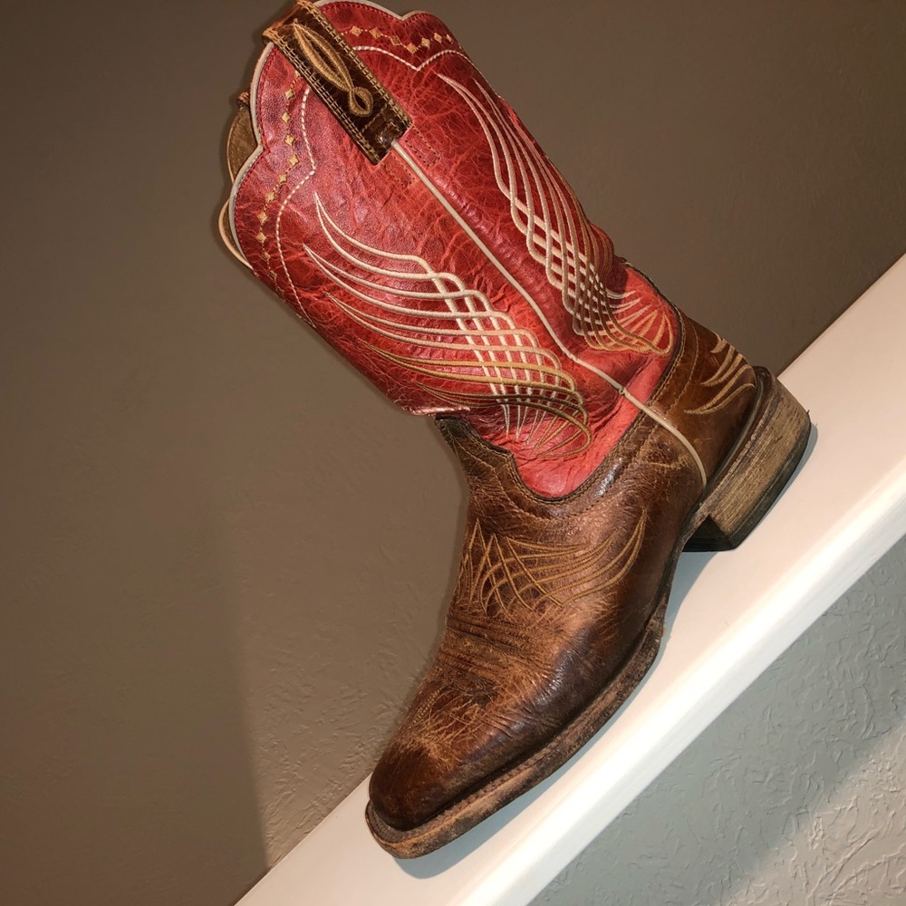Cowboy boots.